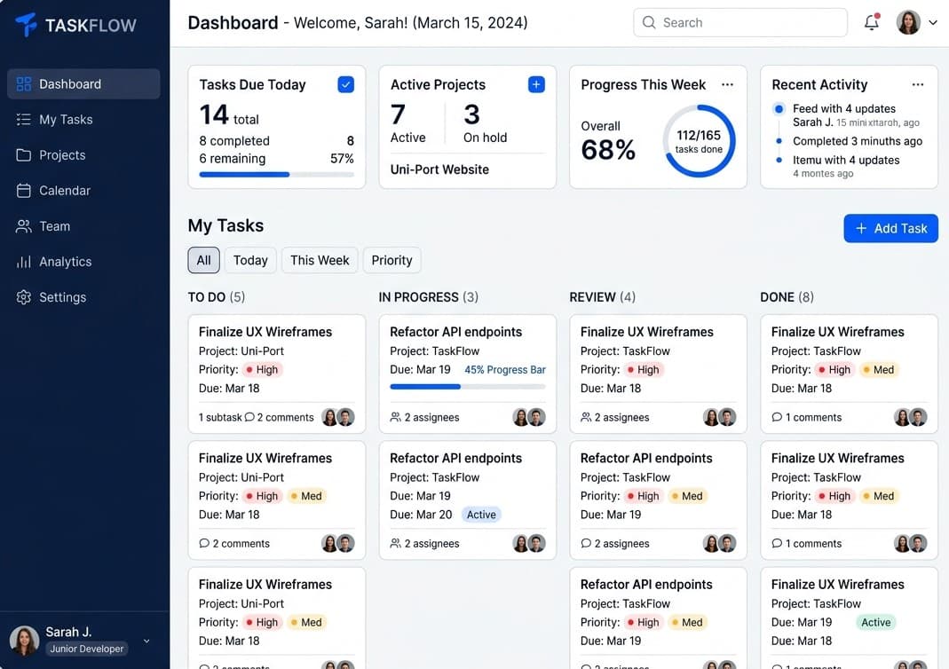Interactive JS App